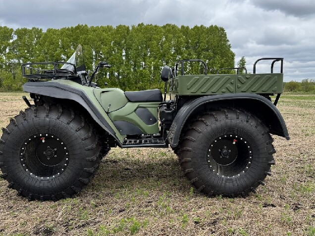 Pickup ATV - is built for extreme off-road conditions. 